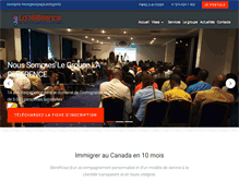 Tablet Screenshot of lareference.ca